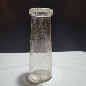 Vintage Milk Bottle Half Pint 3 Cent Store Bottle